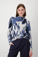 Load image into Gallery viewer, Monari - Blue  Printed Jumper
