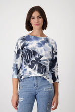 Load image into Gallery viewer, Monari - Blue Printed Top
