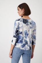 Load image into Gallery viewer, Monari - Blue Printed Top
