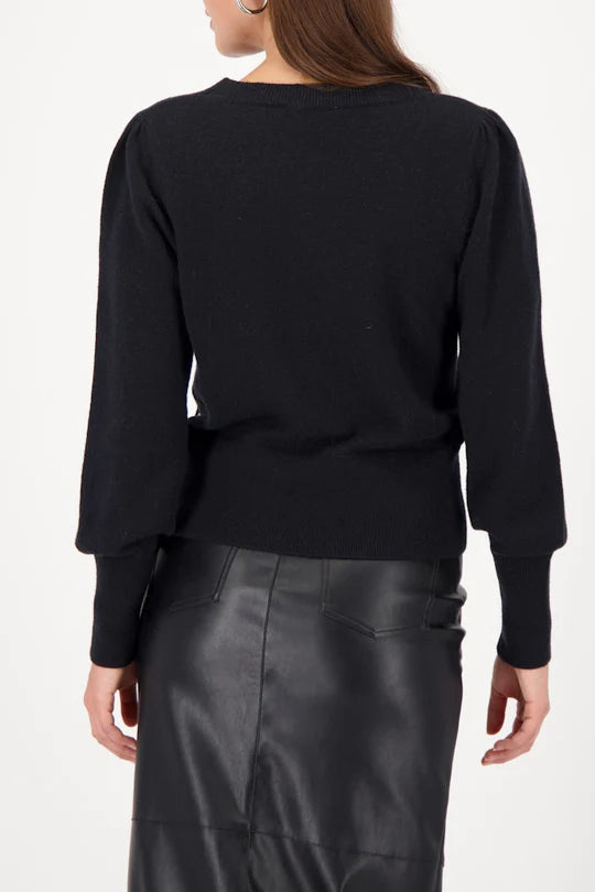 Monari - Embellished Black Jumper