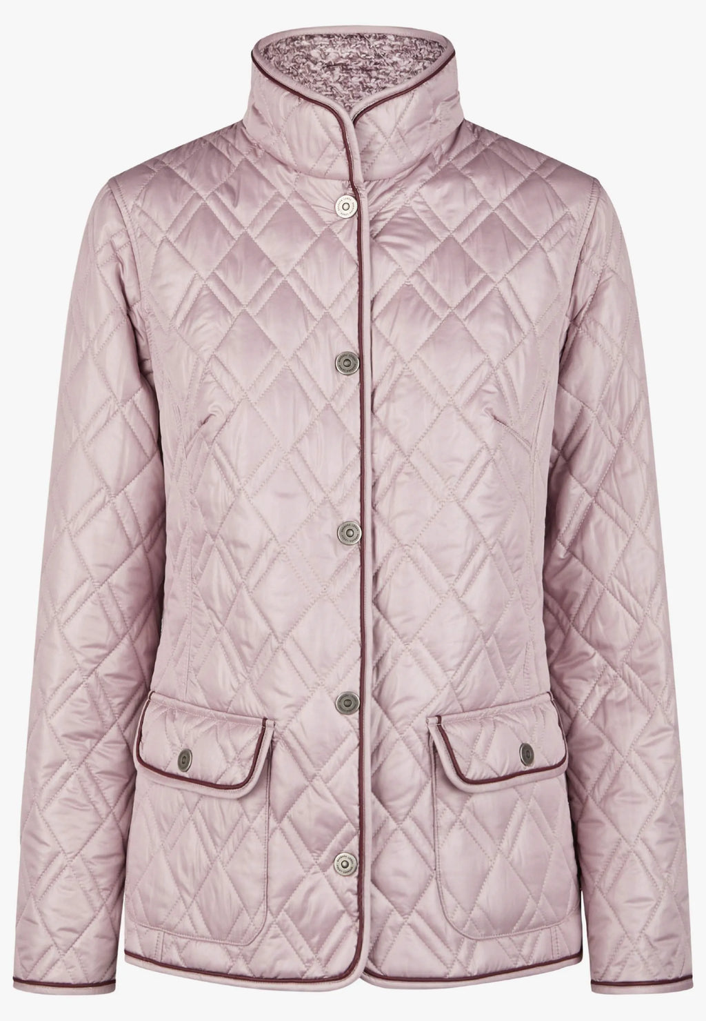Barbara Lebek - Dusty Rose Reversible Quilted Jacket