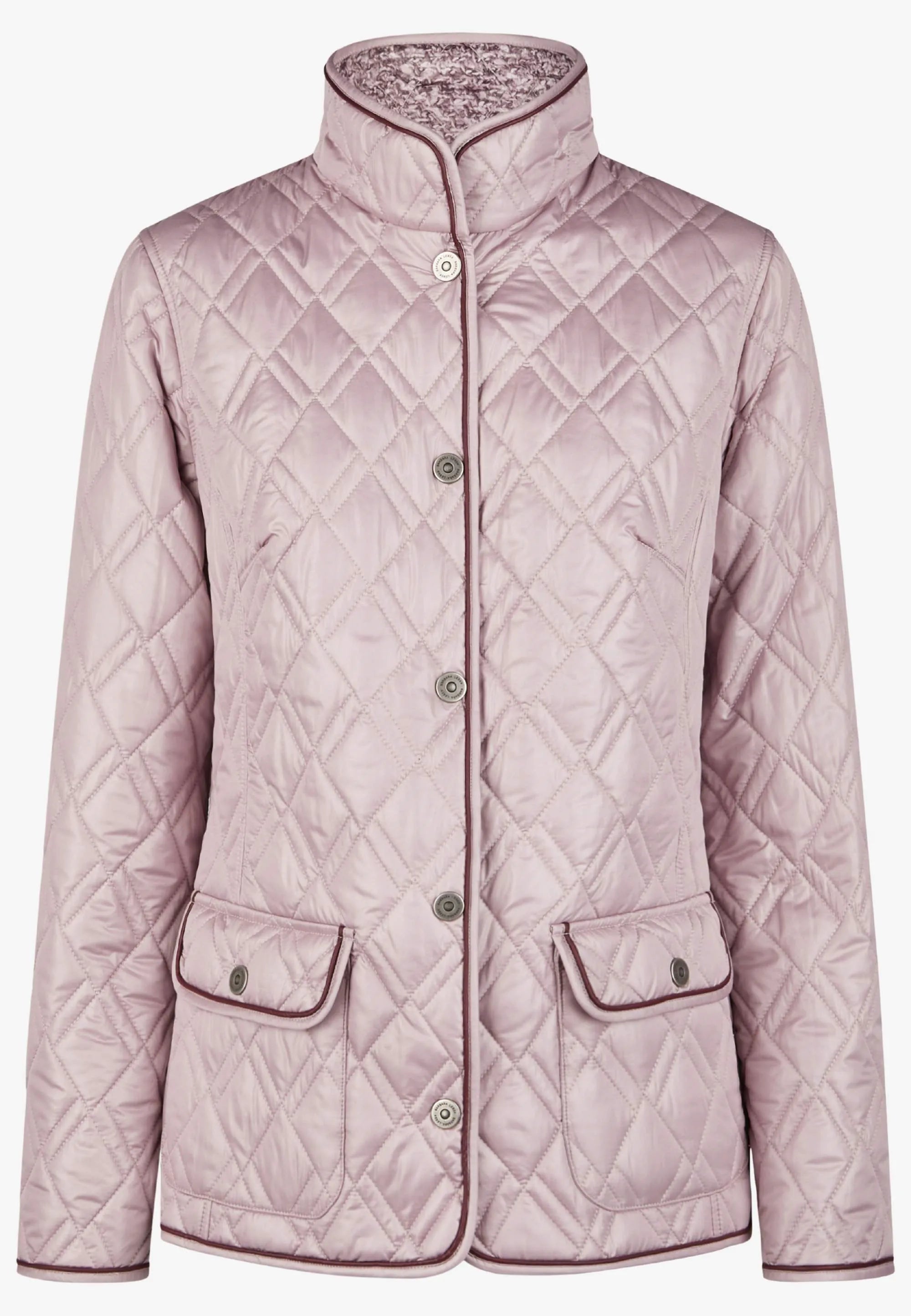 Barbara Lebek - Dusty Rose Reversible Quilted Jacket