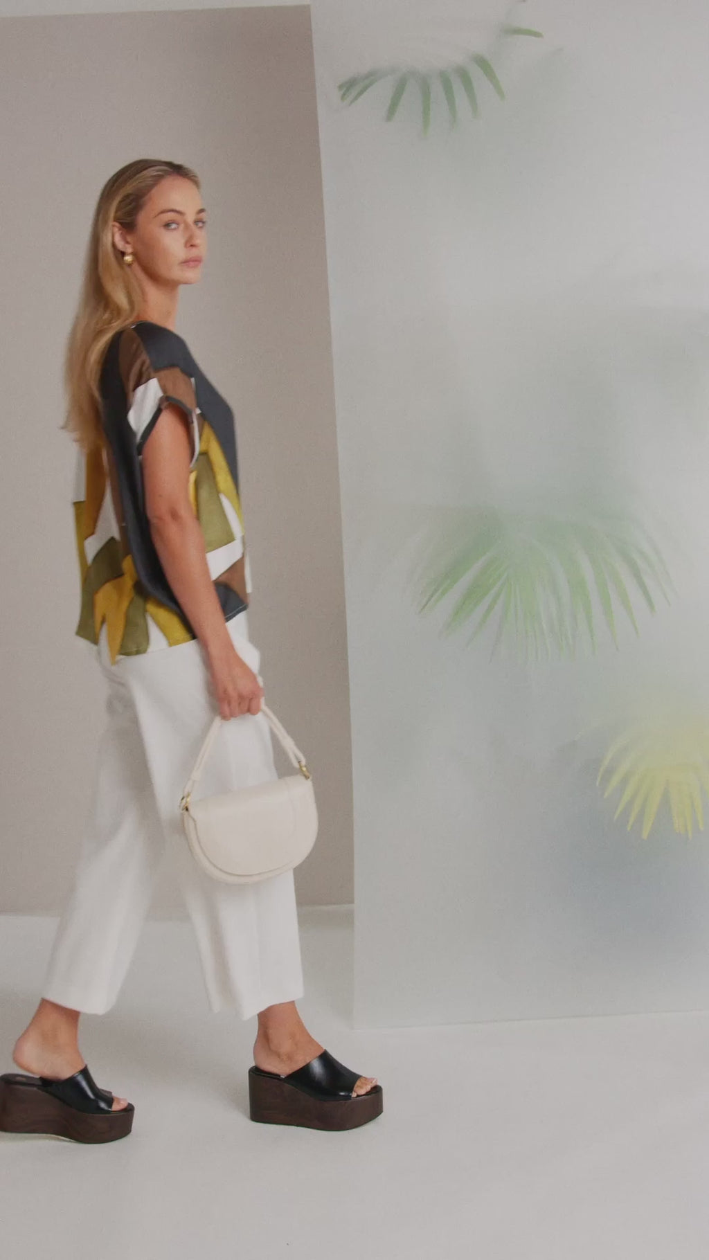 Naya Multi Coloured Graphic Print Top 150