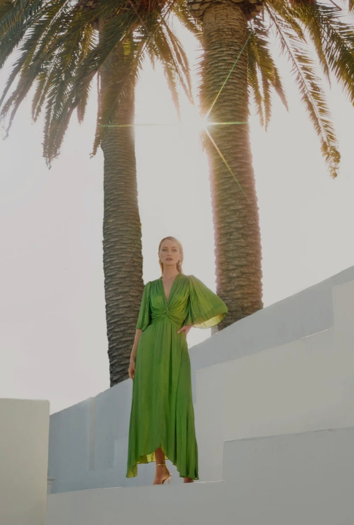Joseph Ribkoff - Olive Pleated Dress