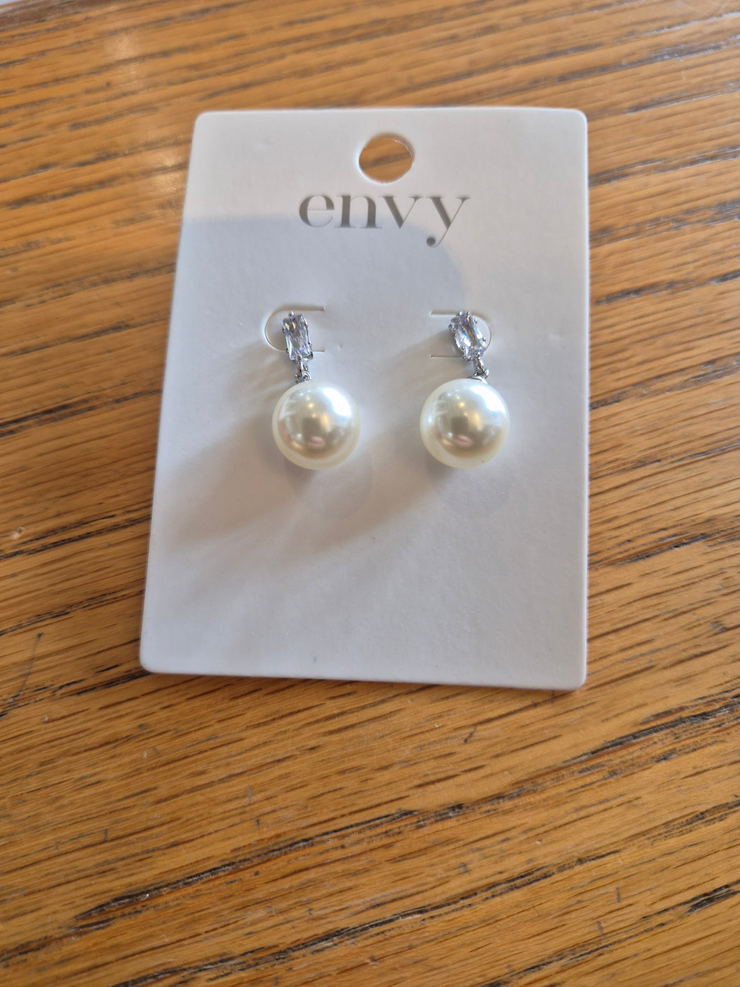 Envy - Pearl Stud Drop Earrings