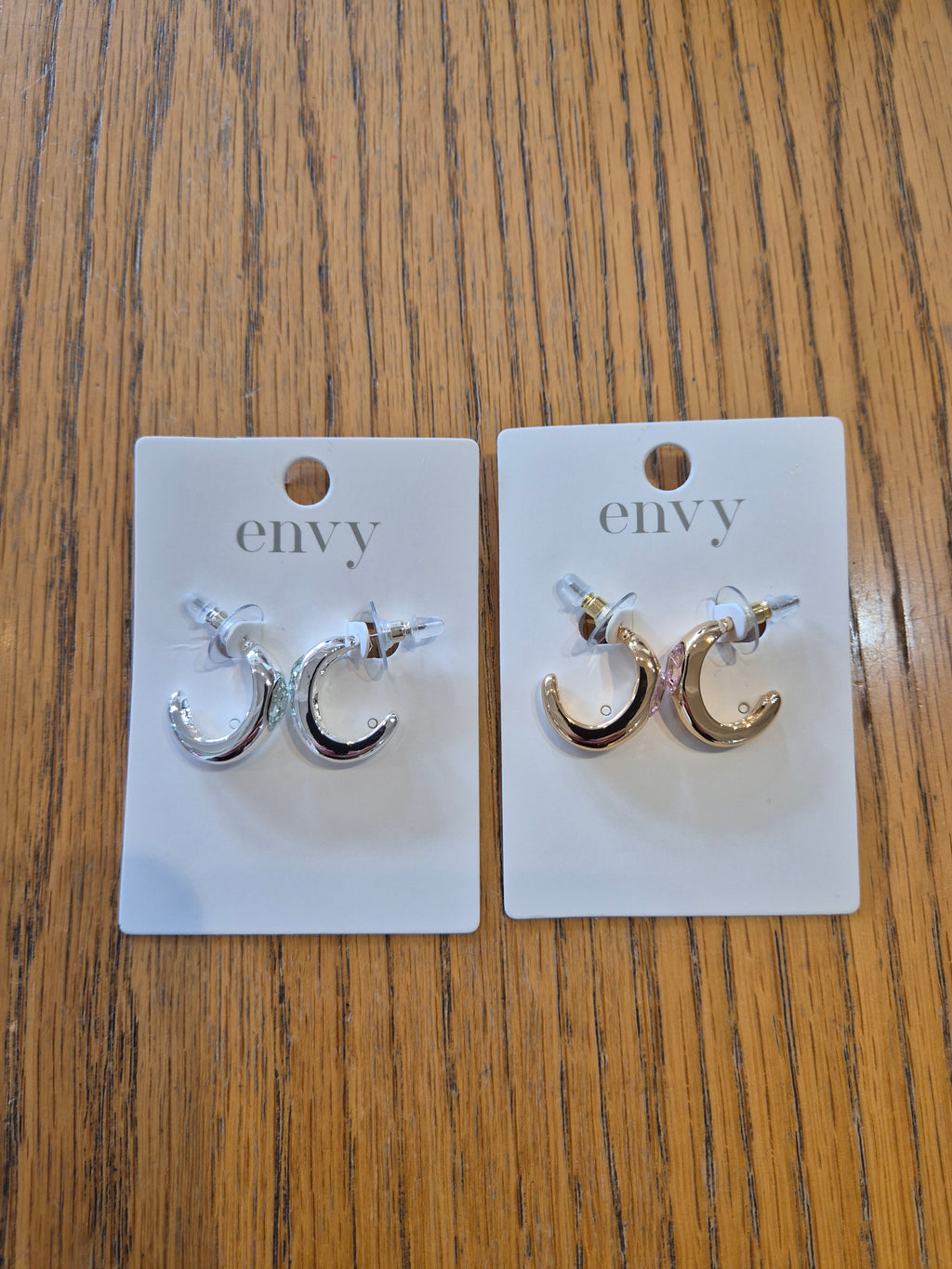 Envy - Crystal Half Hoop Earrings