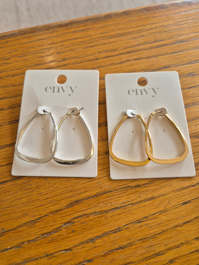 Envy - Triangle Loop Earrings