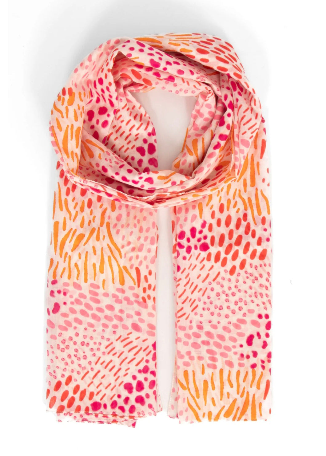 MSH - Pink Spotted Scarf