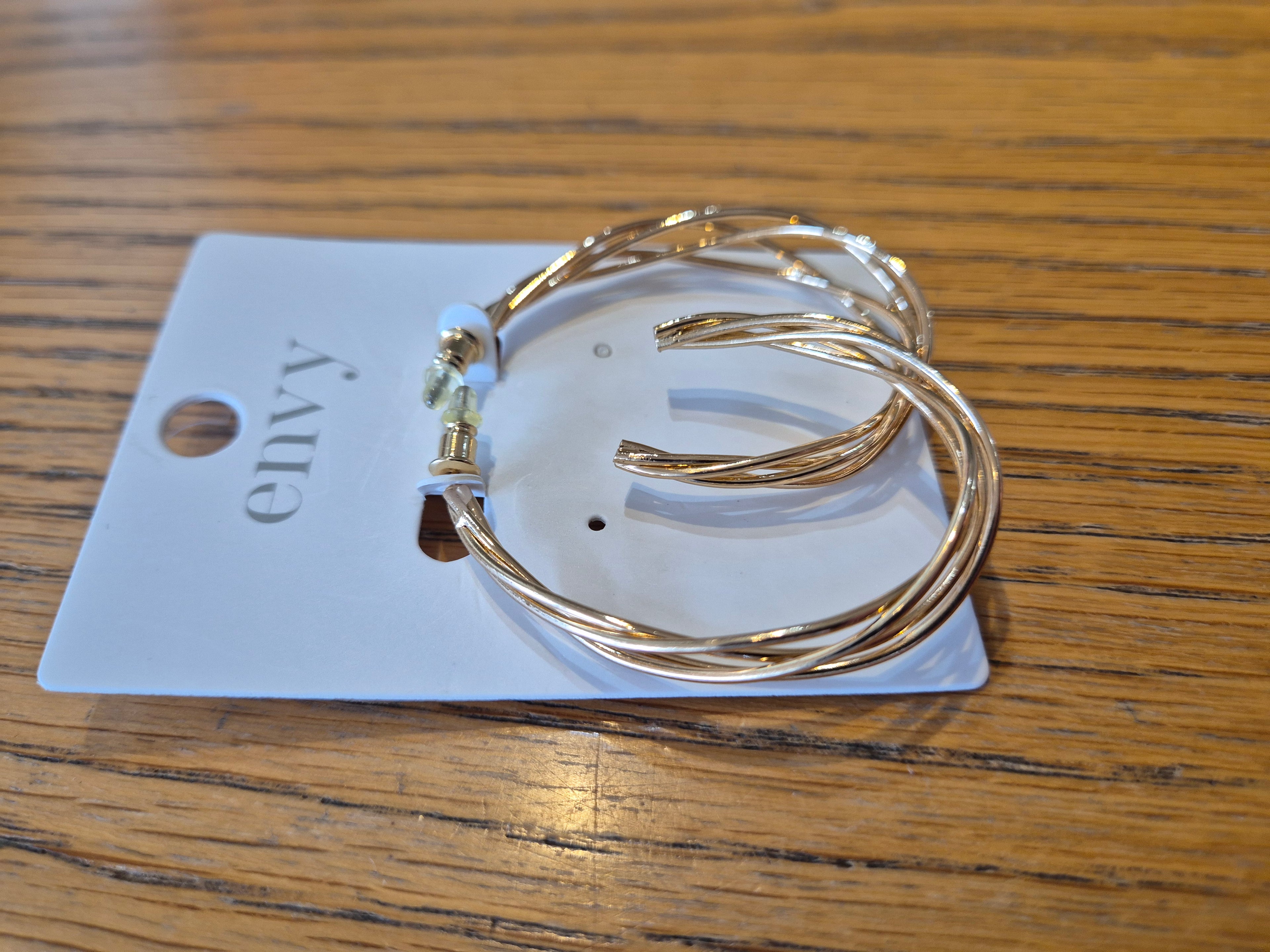 Envy - Big Interlock Half Hoop Earrings