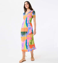 Load image into Gallery viewer, Leo &amp; Ugo - Crinkle Multi Dress
