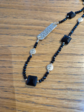 Load image into Gallery viewer, Envy - Black Bead Necklace
