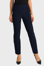 Load image into Gallery viewer, Joseph Ribkoff - Luxury Jersey Navy Pull On Trousers With Back Split
