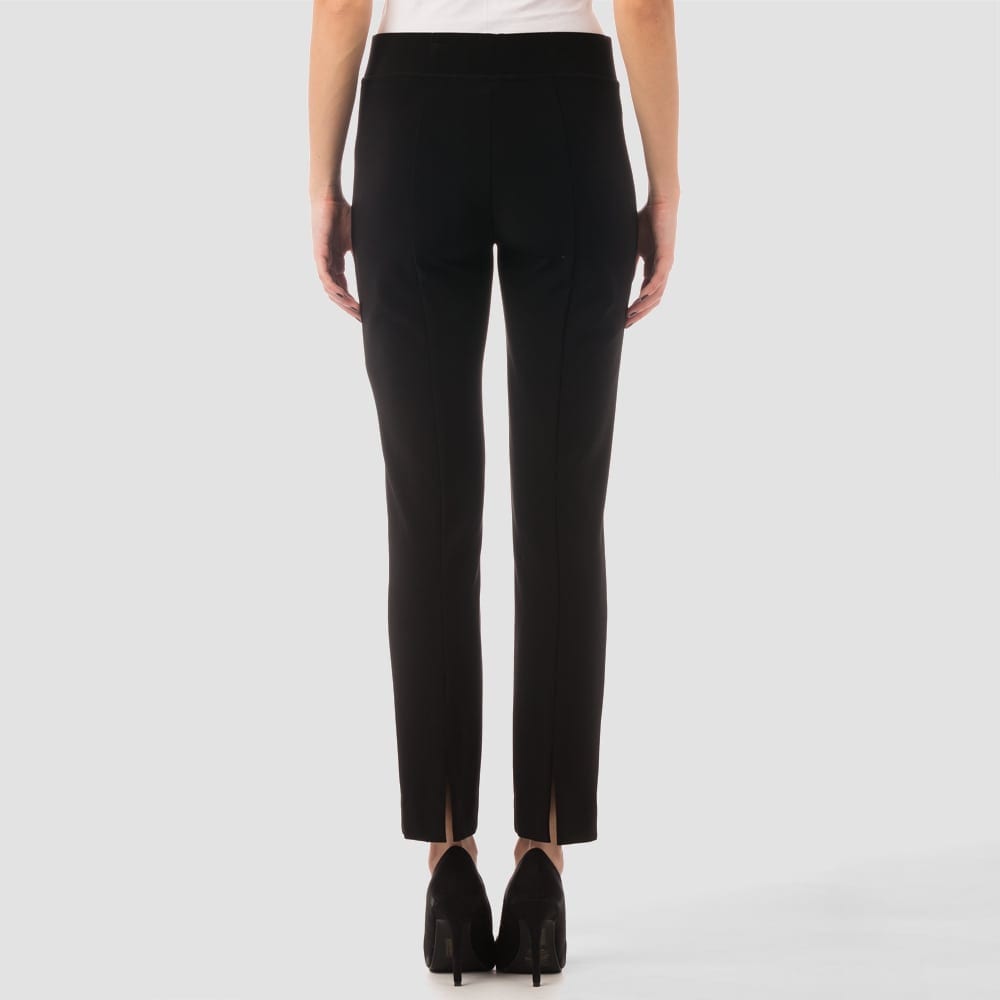 Joseph Ribkoff - Luxury jersey Black pull on trousers with back split