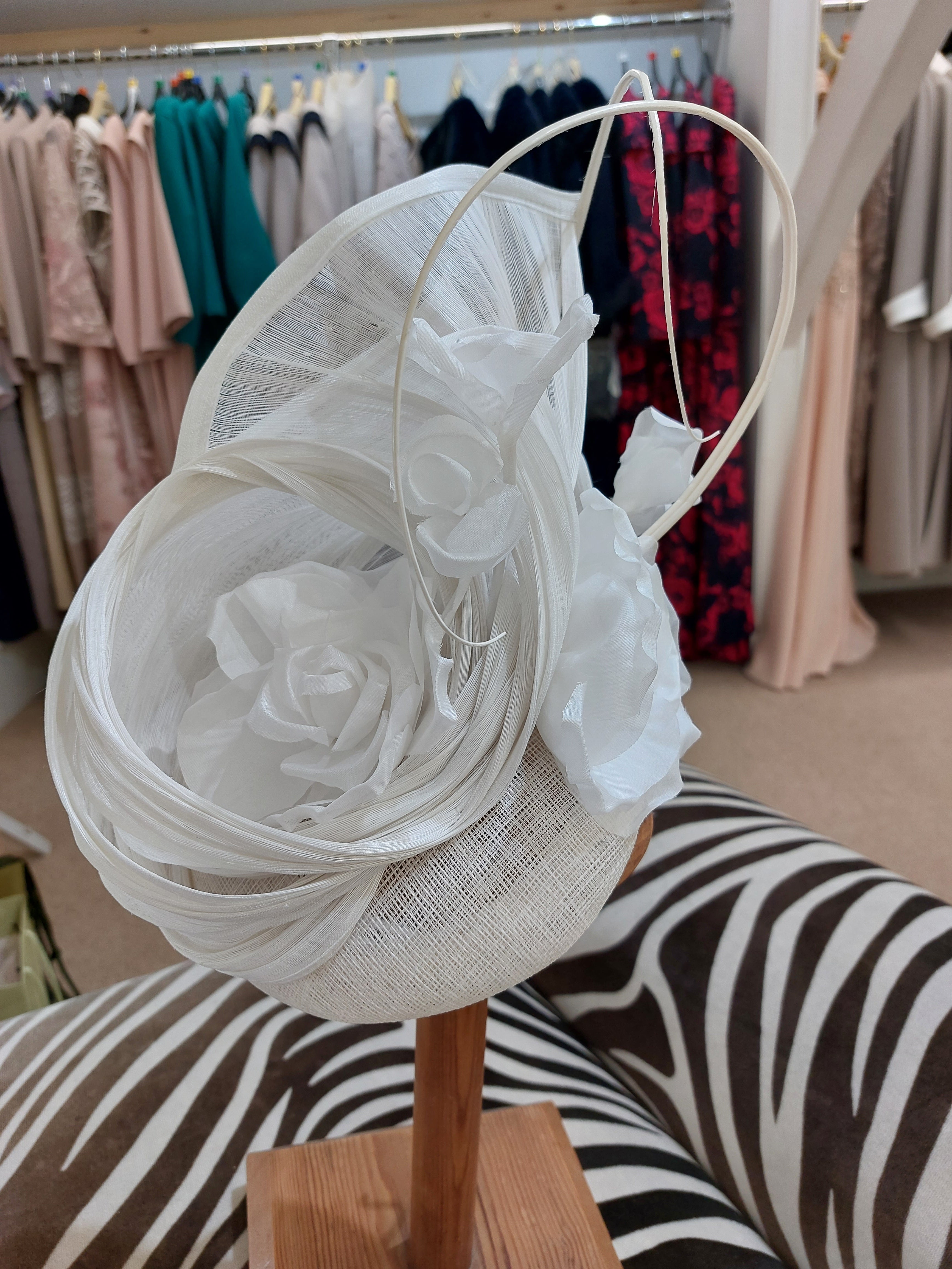 Snoxells - Flower swirl Fascinator