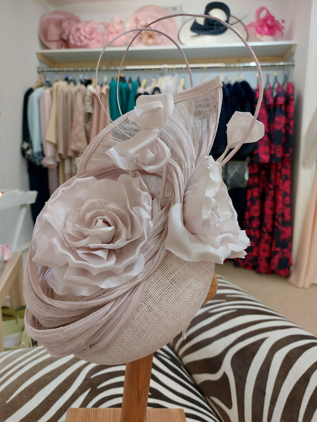 Snoxells - Flower swirl Fascinator