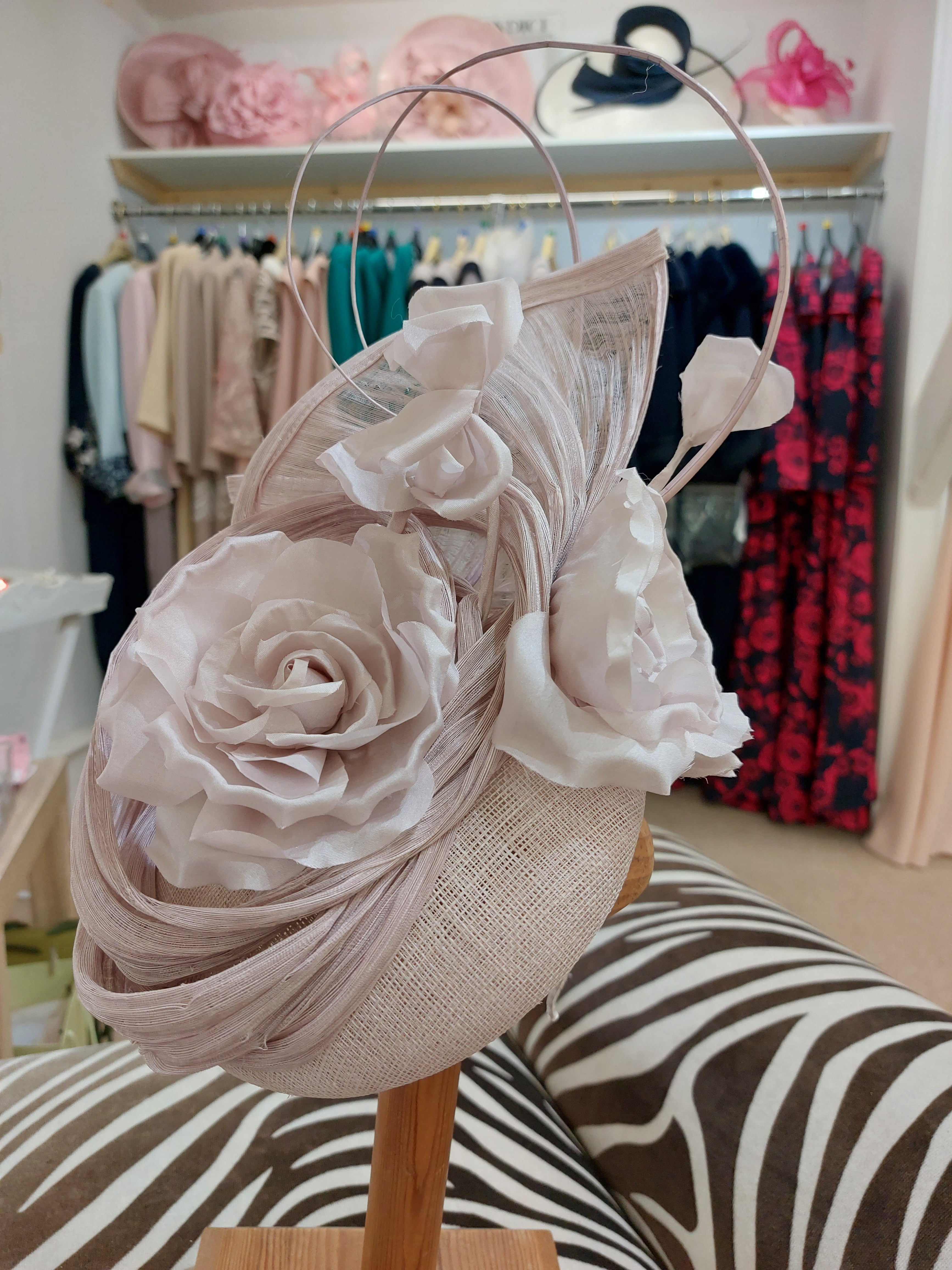 Snoxells - Flower swirl Fascinator