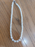 Nouvelle - Graduated pearl necklace - Martha V 
