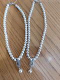 Nouvelle - Pearl loop drop necklace - Martha V 