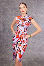 Load image into Gallery viewer, Carla Ruiz - Multi satin dress
