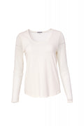 Naya - Cream mesh sleeve Top - Martha V 