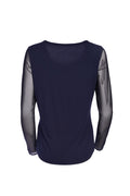 Naya - Navy mesh layering top - Martha V 