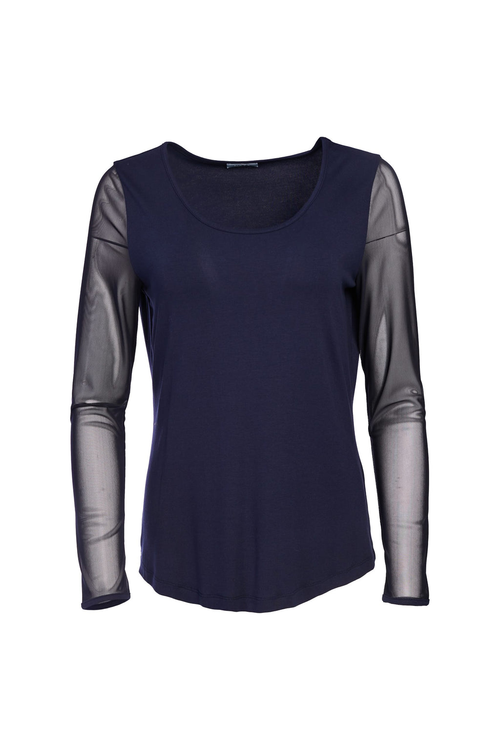 Naya - Navy mesh layering top